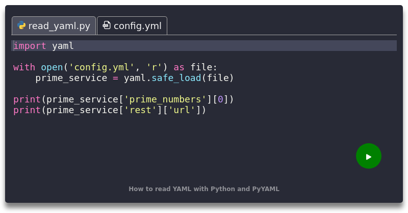 How to read YAML with Python and PyYAML