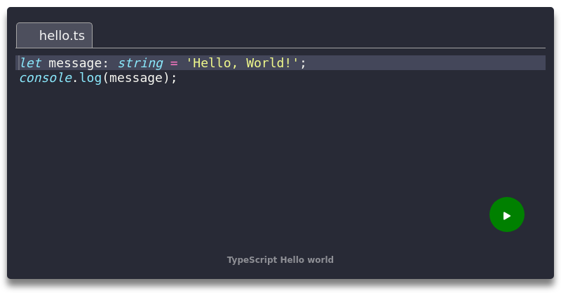 typescript-hello-world-typescript-code-example-crumb-sh